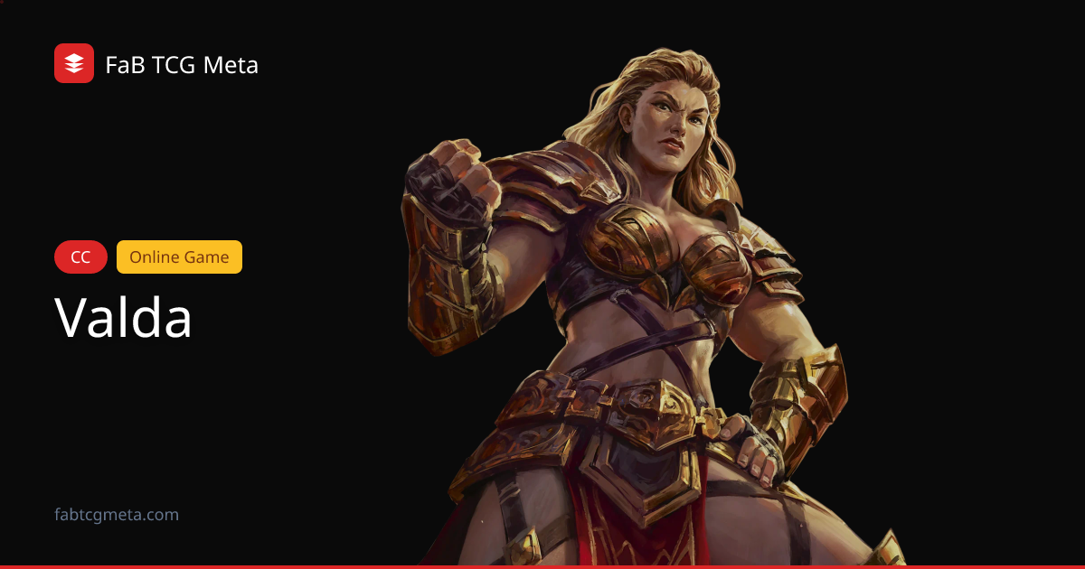 Valda, Seismic Impact Deck | FaB TCG Meta
