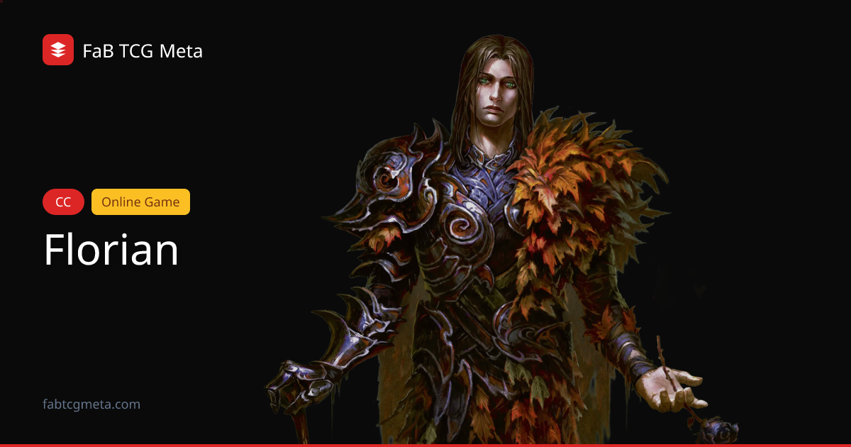 Florian, Rotwood Harbinger Deck | FaB TCG Meta